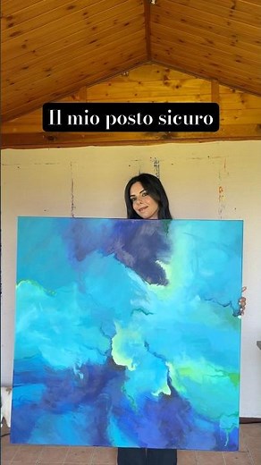 Non crederai a chi appare alla fine... 🐾🎨 #pitturaastratta #painting #art #acrylicpainting #shorts