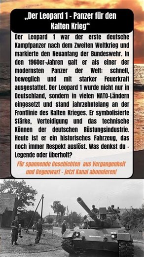 „Leopard 1 – Der Panzer, der Geschichte schrieb“