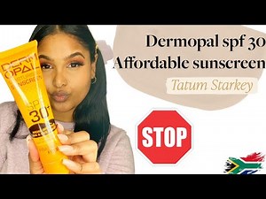 The scoop on Dermopal SPF30 sunscreen