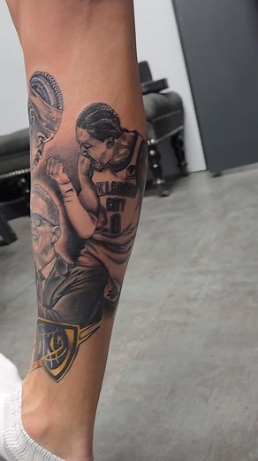 Here's a fun project I've been working on with my client Kalen. WE LOVE THE THUNDER! | Artist Kyle Chaney