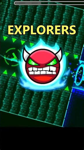 The EXPLORERS that NEVER RELEASED🚨⚠️ #geometrydash #robtop #funfacts