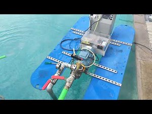 Floating NANOBBLE Micro Nano Bubble Generator with oxygen concentrator and automation control panel