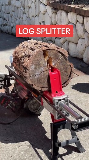 Split your own #firewood this winter! The Central Machinery 5 ton 12 Amp Electric Log Splitter features a wheel kit for easy transport and a 1.8 HP electric motor for reliable power. Priced at $299.99. #HarborFreight #logsplitter