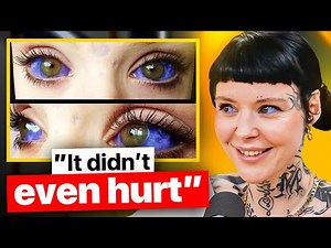 Split Tongue & Tattooed Eyeballs! Grace Neutral Shows Us Her Extreme Body Modifications!