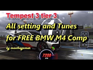 CSR 2 | CSR Racing 2, Tempest 3 Tier 3, BMW M4 (G82) M Performance No Stage 6 Setup and tunes