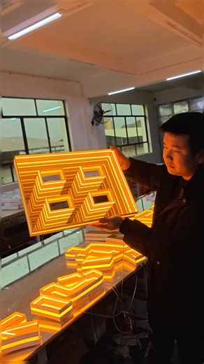 I declare A dior with gradually increasing turnover rate #ledlight #signature #diyideas #signshop