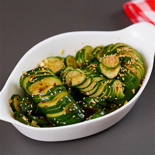 The best and quickest cucumber salad I've ever made | Yummy Recipes