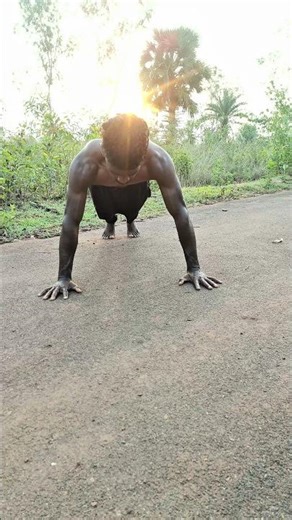 morning 🌅🌅 hard push up short #hardwork #shortvideo #desihomegym