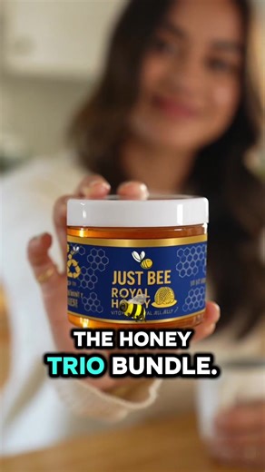 Honey Trio Bundle: Bee Pollen, Royal Jelly & Raw Acacia Honeycomb
