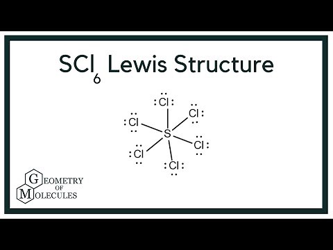 SCl6 Lewis Structure | How to Draw the Lewis Structure for SCl6 (Sulfur Hexachloride)