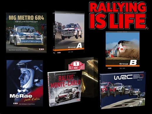 Brush up your knowledge for the 2026 Season with these incredible rally books from McKlein Publishing. All available for UK delivery only from: https://rallyingislife.com/collections/books * MG Metro 6R4 – Inside Story of the Group B Rally Legend * McRae, just Colin * Group A - When rallying created road car icons * Group B - The rise and fall of rallyings wildest cars * WRC 50 - The Story of the World Rally Championship 1973-2022 * Rallye Monte-Carlo the Sebastien Loeb signed Limited Edition SO
