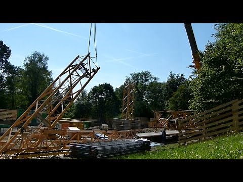 Kranaufbau - Kran wird Aufgebaut // Teil 1