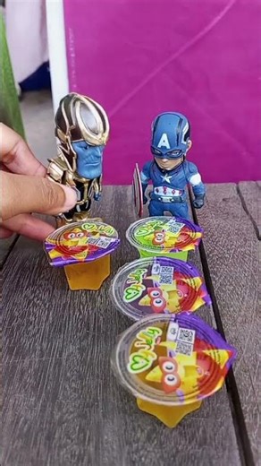 Captain America Gets More Jelly, Thanos Gets Angry #marveltoys #spiderman