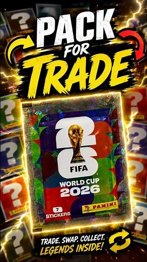 This FIFA World Cup 2026 pack is up for trade! 🤝 Drop your best offer in the comments! 🌍🔥 #panini