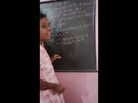 Theorem on complement of two sets