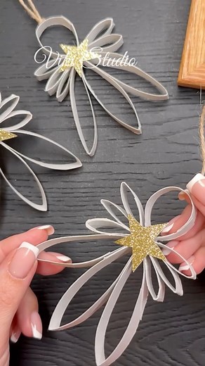 281K views · 3.3K reactions | WoW! Amazing Christmas Crafts Ideas! Toilet Paper Roll Winter Ornaments #christmas #christmasangel #christmas2025 #christmastime #foryou | Origami Studio | Facebook