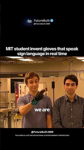 MIT AI Gloves Translate Sign Language To Speech INSTANTLY! 🤯🧤🗣️