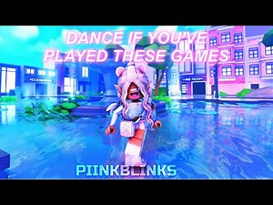 Dance if You've Played These Games 💃✨| Roblox 2021 Trend | Piinkblinks
