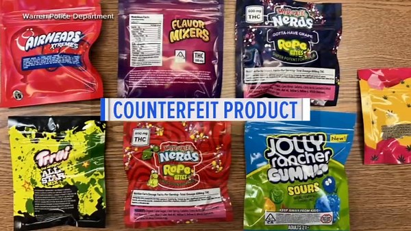 Michigan police department warns of look-alike candy that could contain drugs ahead of Halloween