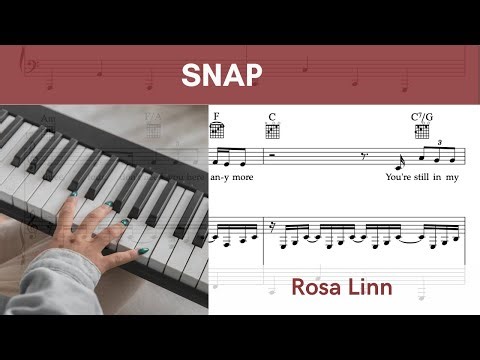SNAP, Rosa Linn - Piano/Vocal Sheet Music