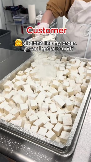 To the person to left a 1 star review on TikTok shop because he “didn’t know these would be marshmallows” 😭 #xomarshmallow #marshmallows #marshmallow #tiktokmademebuyit