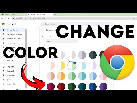 How To Change Google Chrome'S Colors With The Color And Theme Settings