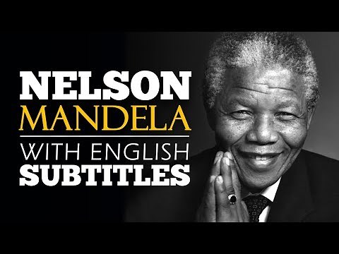 ENGLISH SPEECH | NELSON MANDELA: Freedom and Justice (English Subtitles)