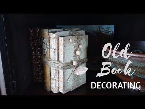 Art Project: Old Books for Decorating