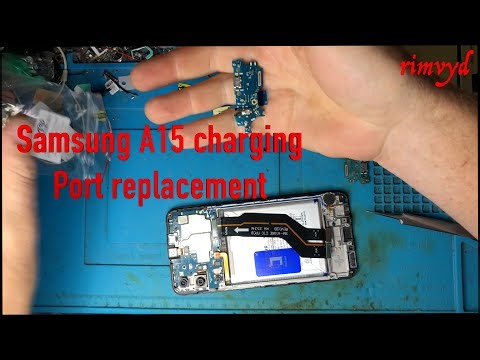Samsung A15 original service pack charging module replacement