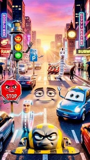 “Life Lessons from the Road 🚦 | Pixar Style Animated Story || objective talk #objectivetalk #viral