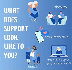 2.1K views · 62 reactions | What does support look like to you? - Image via @namipinellas | NAMI | Facebook