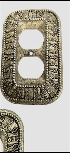 Brass Switch Plate and Outlet Covers, Sold Individually, Flower Rope Design - Etsy