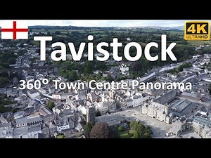 Tavistock - Town Centre Panorama | England | UK - 4k 360°