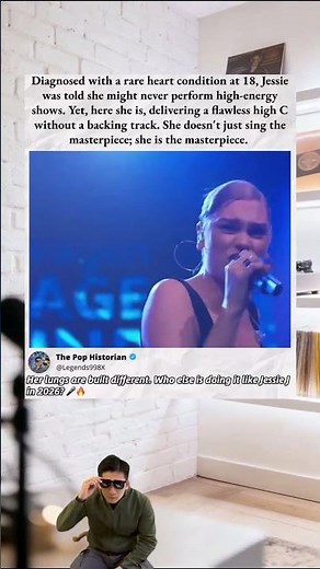 The Heart Condition That Couldn’t Stop Her 🫀 #JessieJ #Masterpiece #LiveVocal