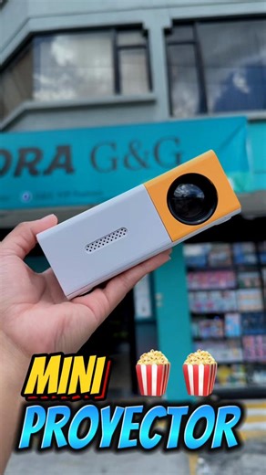 MINI PROYECTOR: Tu cine en casa ajustable hasta 55 pulgadas