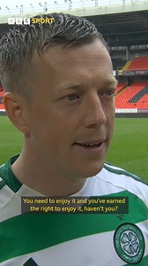 'The expectation of this club is to win' Captain Callum McGregor says success at Celtic 'means the world' to him as his side celebrate another Scottish Premiership title 🏆 | BBC Sport Scotland