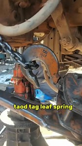 Install leaf spring #leafspring | Lujeno Ugpo