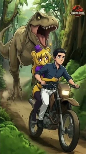 Tomicoo e Golden estão fugindo do dinheiro do Jurassic Park