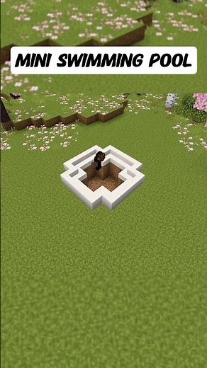"How to Build a Mini Swimming Pool in Minecraft | Easy Tutorial"