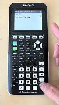 Logarithms - Change of Base Identity on TI-84 Graphing Calculator