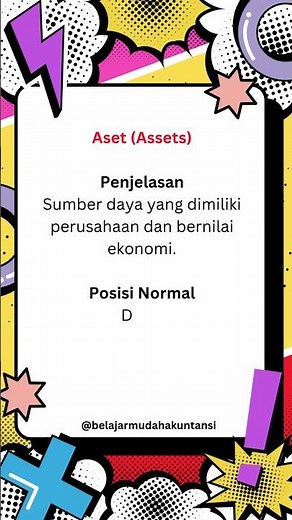 PENGERTIAN ASET #accounting #akuntansi #akuntansidasar #istilahakuntansi