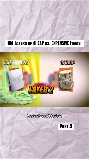 100 Layers Cheap vs Expensive Items: Duct Tape vs Gorilla Glue