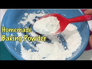 HOW TO MAKE HOMEMADE BAKING POWDER | 3 INGREDIENTS ONLY