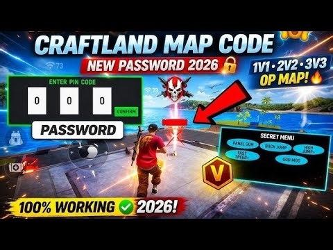 HN SHRI CRAFTLAND MAP CODE KYA HAI 🤔❓ WAIT FOR TWIST | NEW PASSWORD 🔑 2v2 SECRET MAP CODE | 