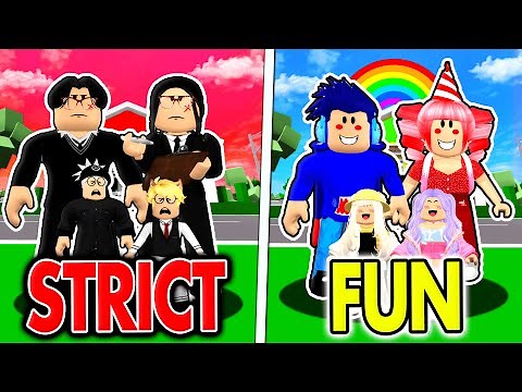 Roblox STRICT FAMILY vs FUN FAMILY (Roblox Brookhaven 🏡 RP)