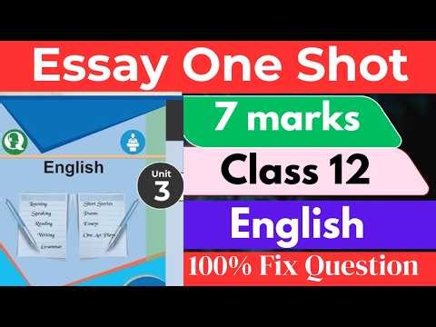 Poem One Shot Class 12 English || Class 12 English model question 2083 solution