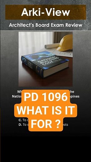 What Is the Main Purpose of the National Building Code (PD 1096)? 📚 | ARKI-View Flashcards