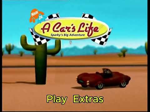 A Car's Life Sparky's Big Adventure 2001 Nick Jr DVD Menu (FAKE)