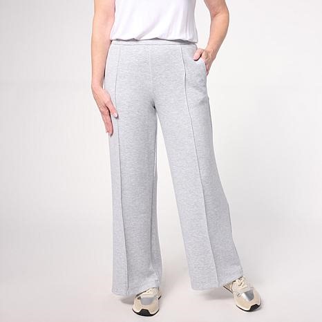 WynneLayers Cloud Knit Pintuck Front Pull-On Pant | HSN