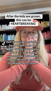 There are many things in life we regret, spending time with a loved-one who's struggling isn't one of them. If you're dealing with a sick parent or taking care of an older loved one and could use a little reassurance, I encourage you to listen to episode 55 of The Life after Kids Podcast: Taking Care of Aging Parents: Challenges and Self-Care Tips. Linked in comments ❤ | Life After Kids